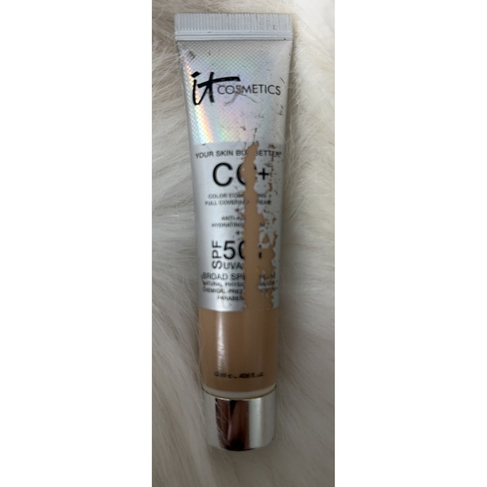 IT Cosmetics CC+ Cream Full Coverage Cream Foundation SPF 50+ LIGHT Travel Size